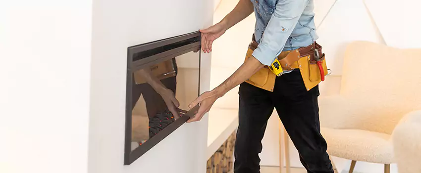 Metal Fireplace Installation in Broken Arrow, Oklahoma