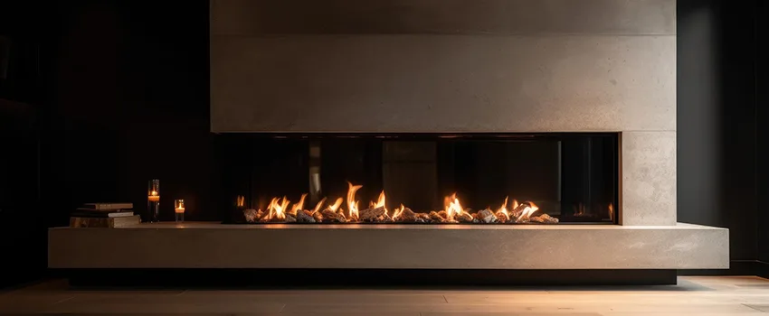 Gas Fireplace Ember Bed Design Services in Broken Arrow, Oklahoma