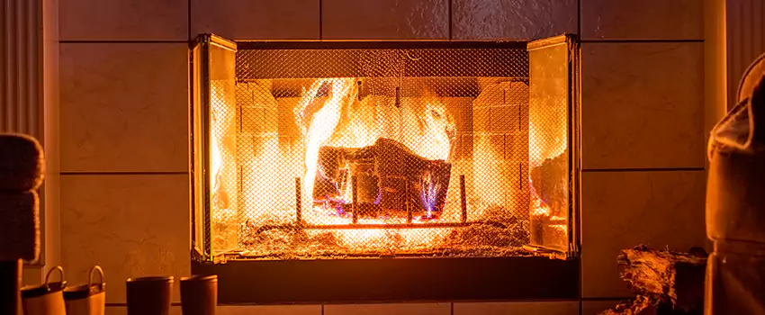 Mendota Hearth Landscape Fireplace Installation in Broken Arrow, Oklahoma