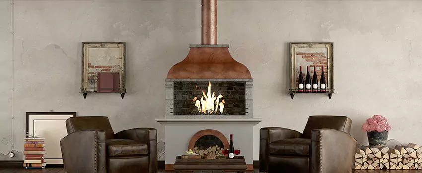 Thelin Hearth Products Providence Pellet Insert Fireplace Installation in Broken Arrow, OK