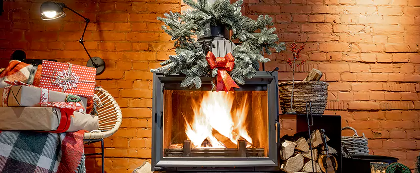 Travis Industries Linear Gas Fireplace Installation in Broken Arrow, Oklahoma