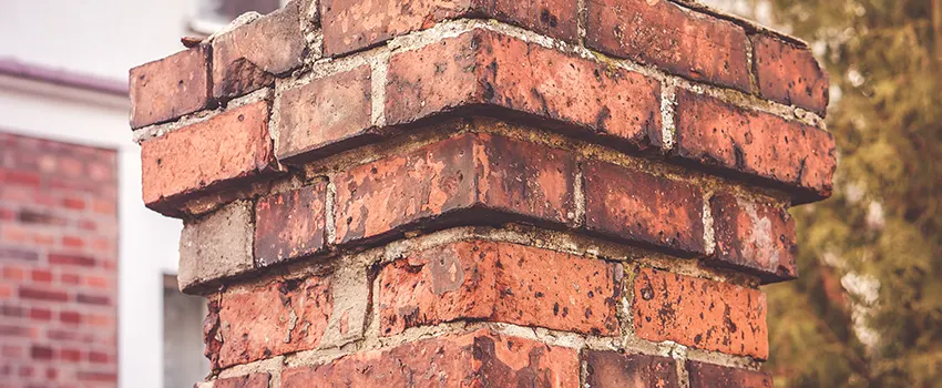 Cracked Chimney Bricks Repair Cost in Broken Arrow, Oklahoma